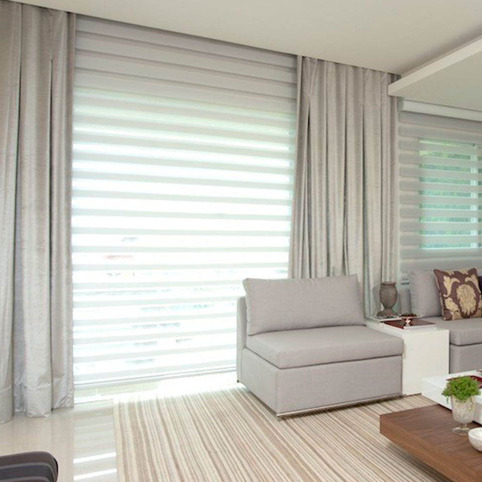 Cortina Twin na Zona Sul, Zona Norte, Zona Leste e Zona Oeste